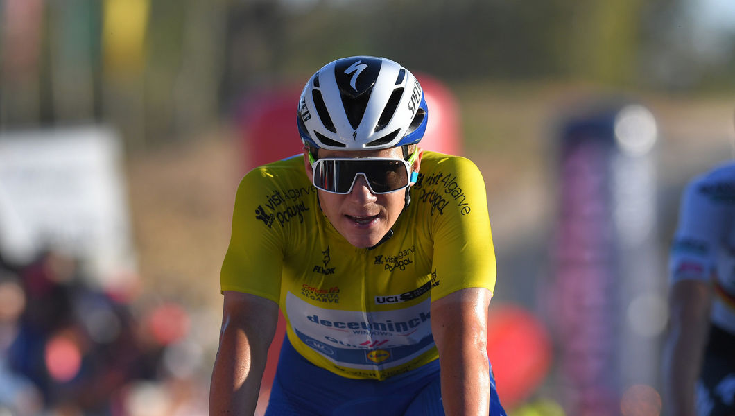 Evenepoel holds onto the yellow jersey