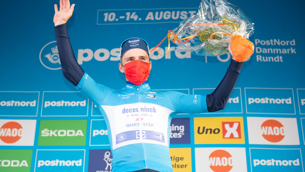 Evenepoel retains the lead in Denmark