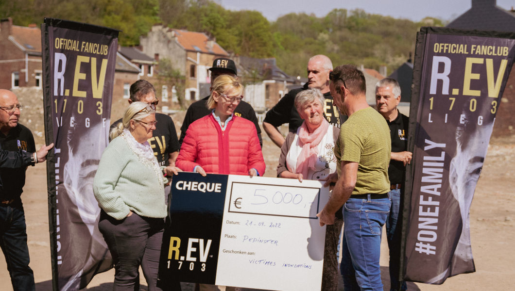 Remco Evenepoel supports Ardennes flood victims