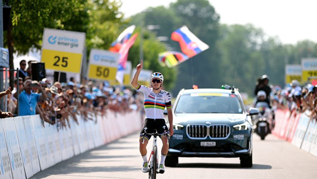 Evenepoel takes an emotional win at the Tour de Suisse