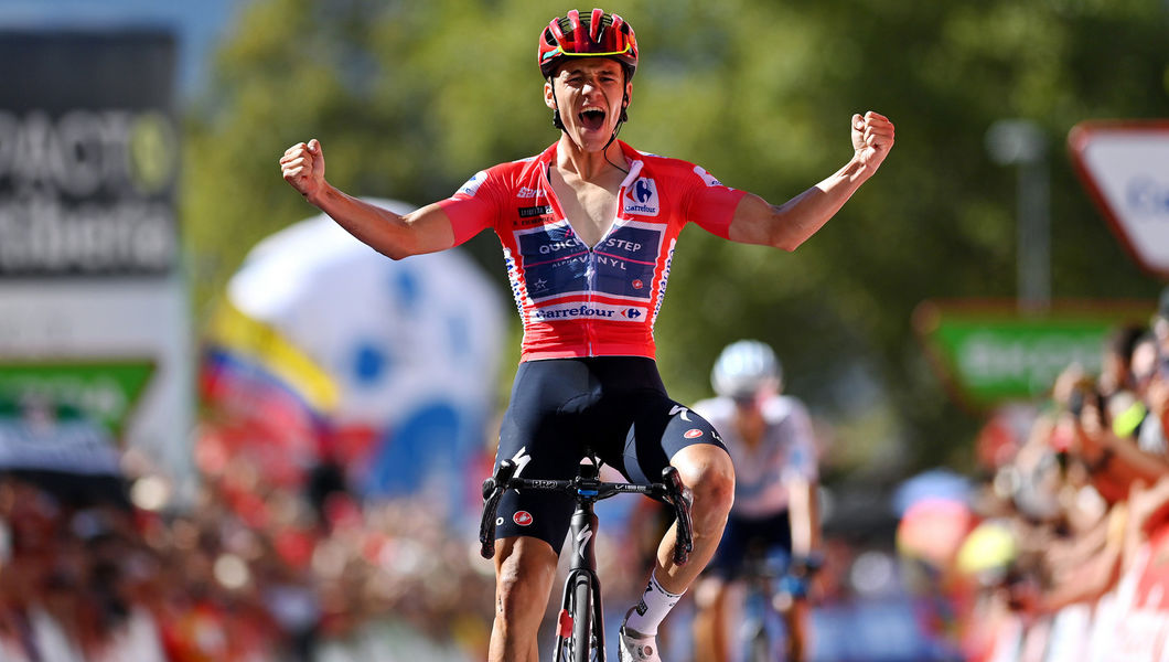 La Vuelta: Remco Evenepoel wins on Alto del Piornal