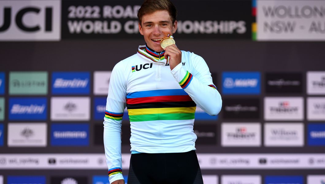 Remco Evenepoel is de nieuwe wereldkampioen