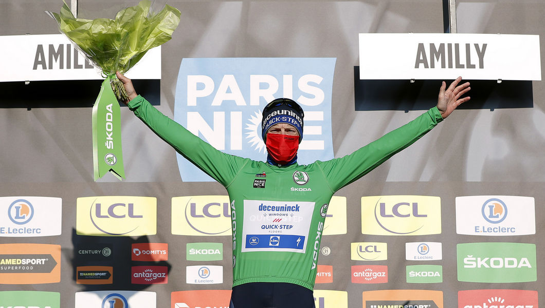 Bennett in green at Paris-Nice