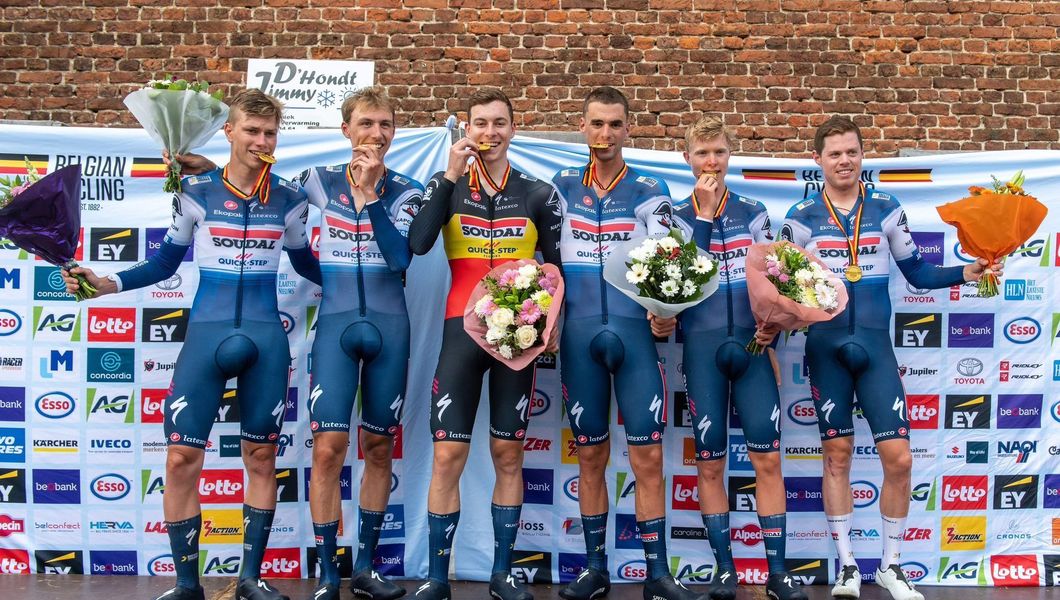 Gold for Soudal Quick-Step Devo Team