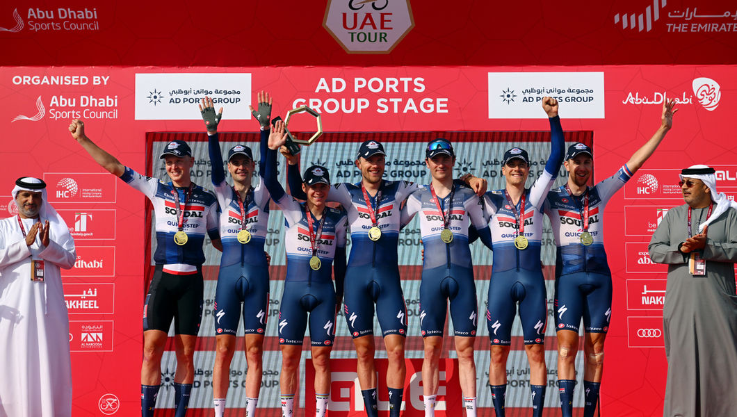 Soudal Quick-Step snelt naar ritzege in UAE Tour