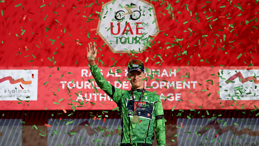 Merlier in green at the UAE Tour