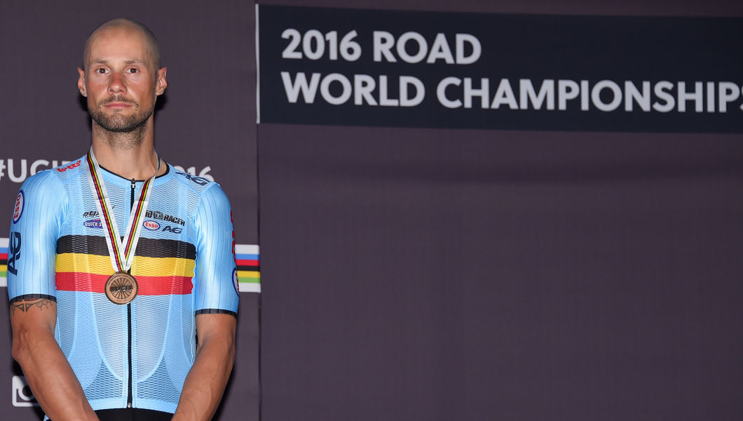 Tom Boonen takes bronze at the World Championships