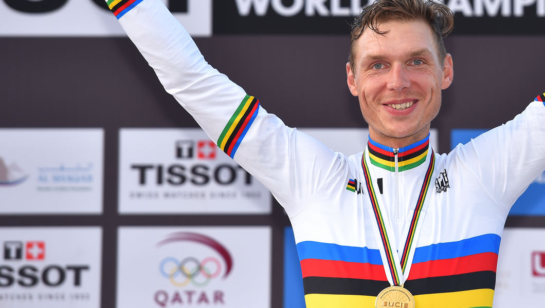 WK tijdrijden: Tony Martin pakt vierde wereldtitel