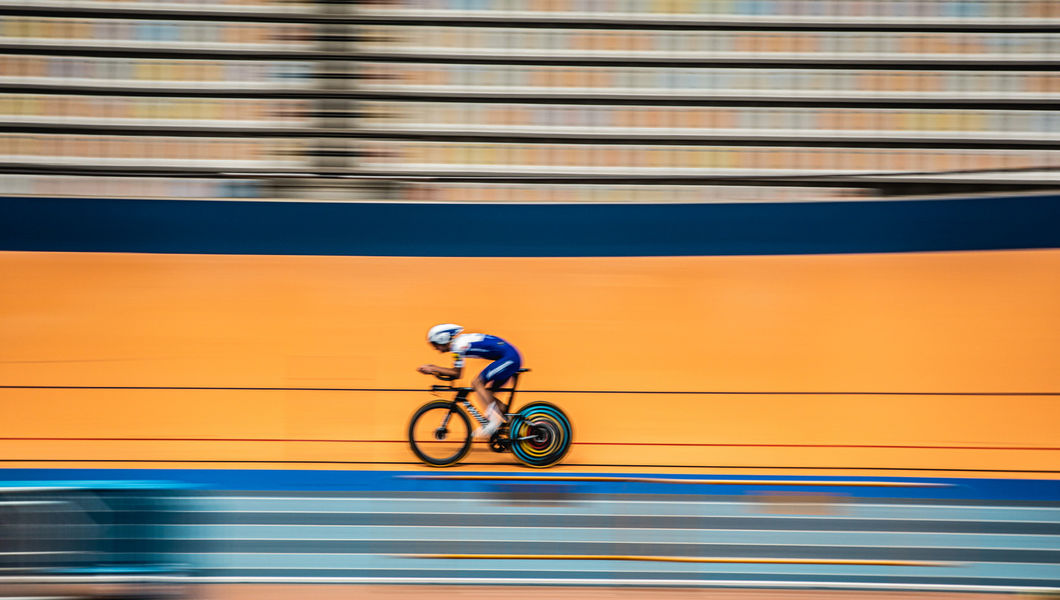 Testen op Velodrome Valencia