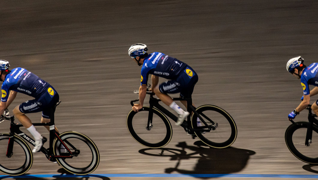 Winter training on the track