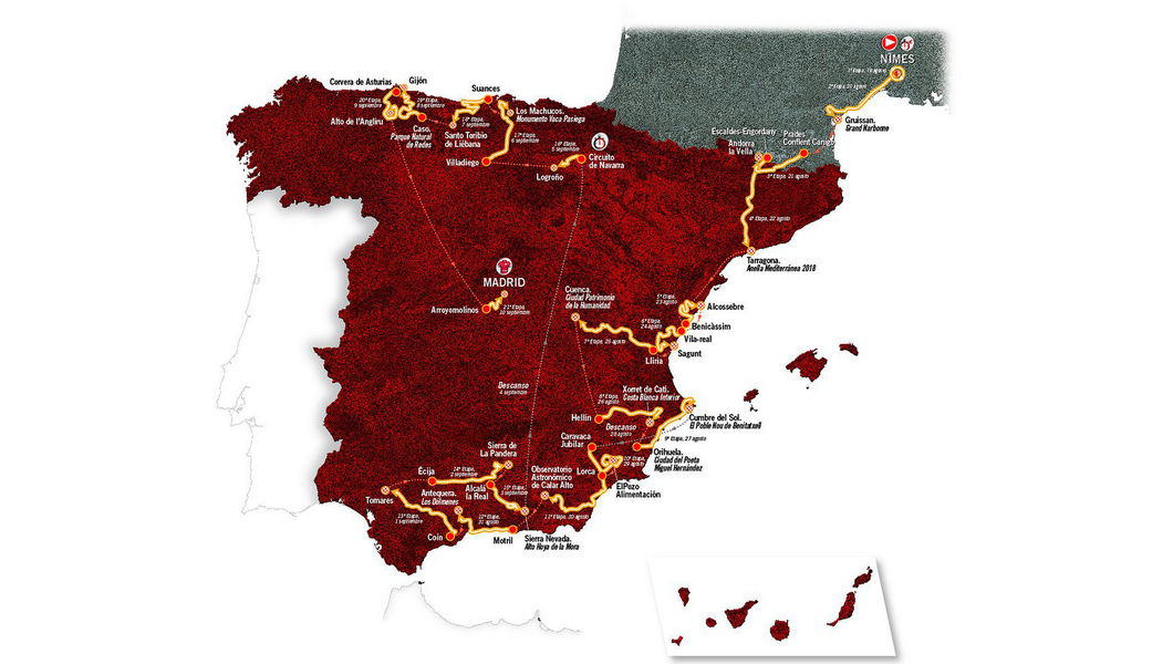 Vuelta a España route made public