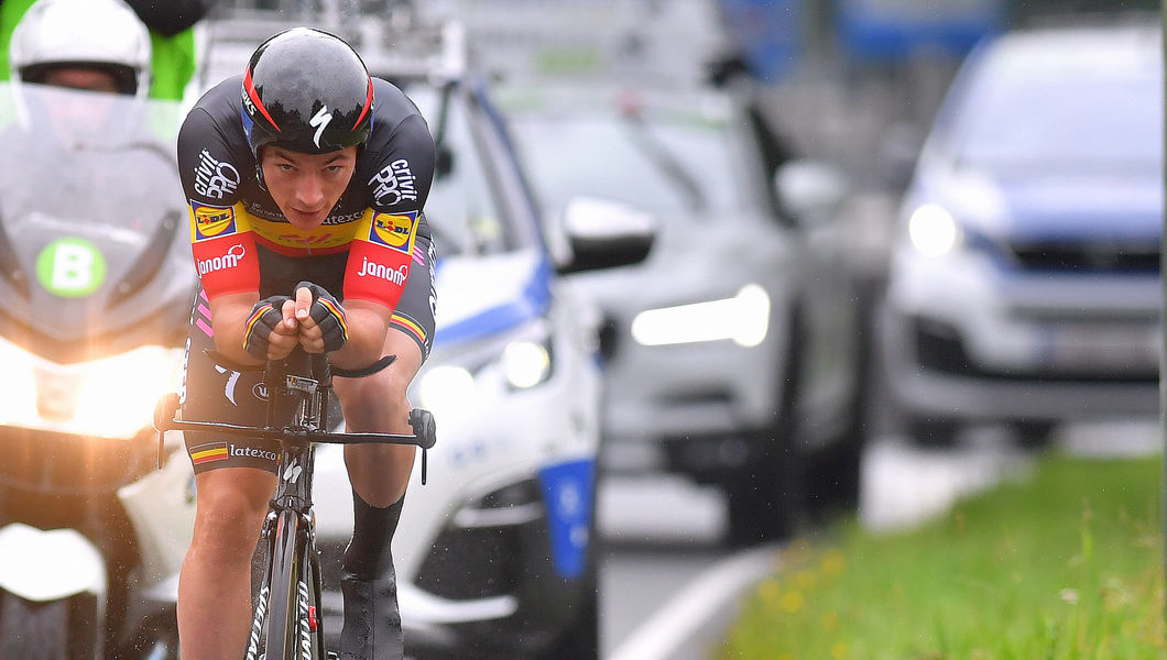 Strong effort of Lampaert in wet ITT