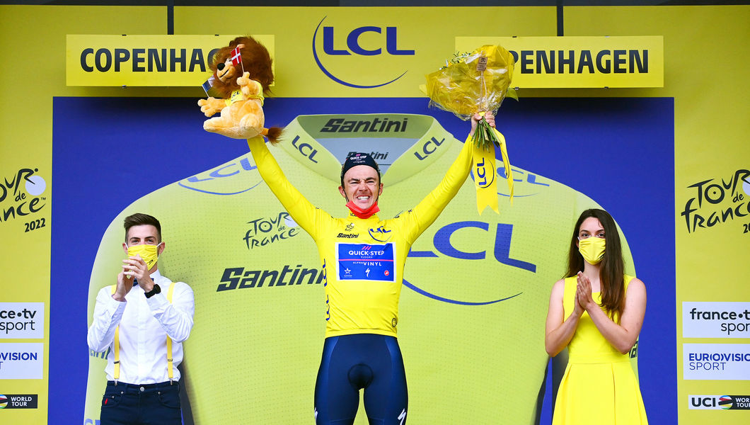 Yves Lampaert takes Tour de France first yellow jersey