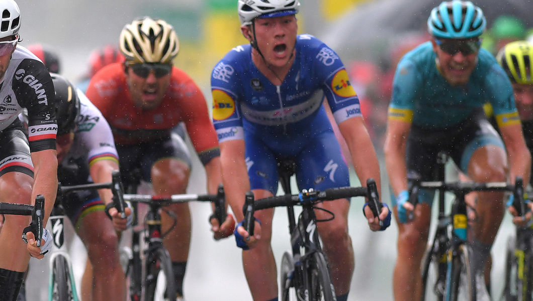 Lampaert carries the flag for Quick-Step Floors at the Tour de Suisse