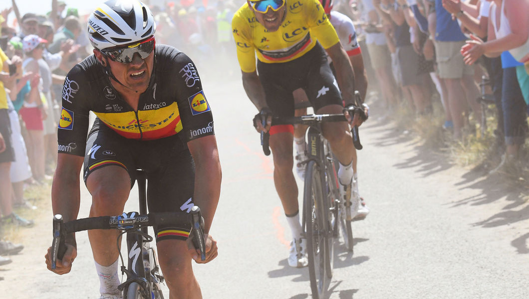 Tour de France: Lampaert derde in stof van Roubaix