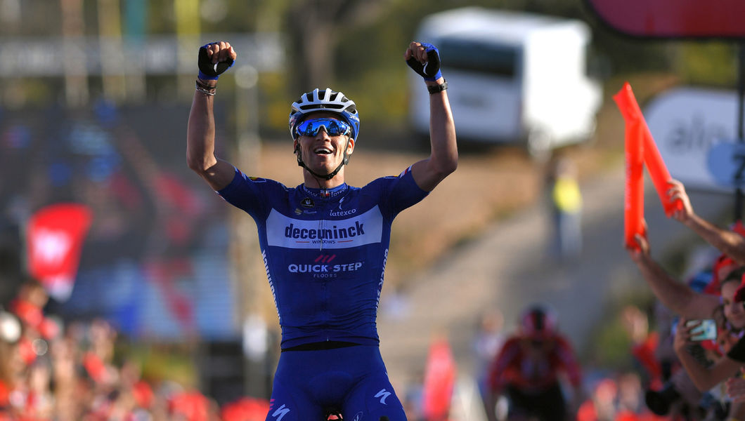 Zdenek Stybar seals the win on Alto do Malhão