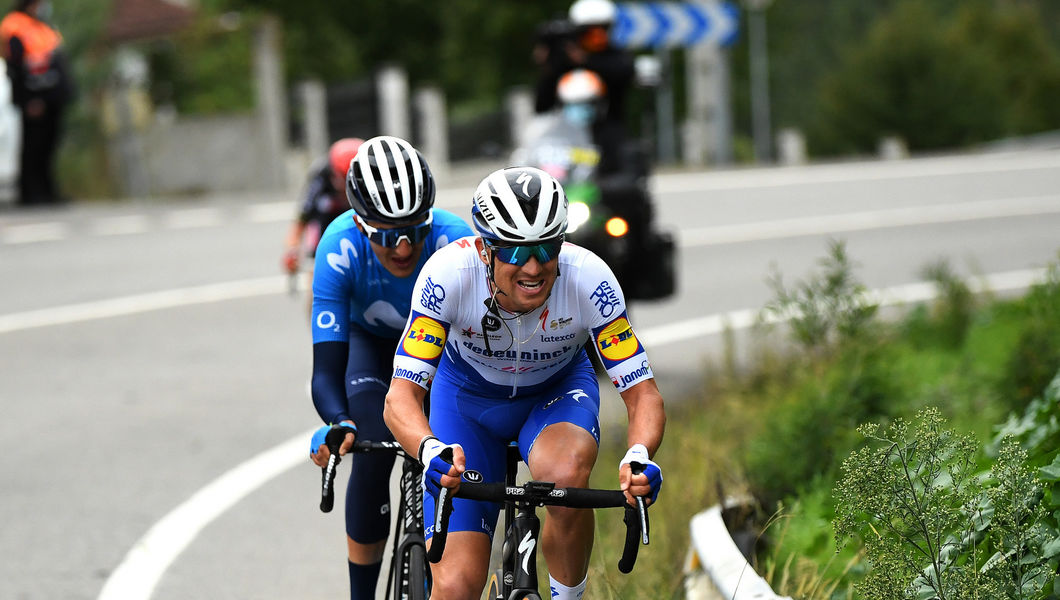 Stybar on the podium at the Vuelta a España