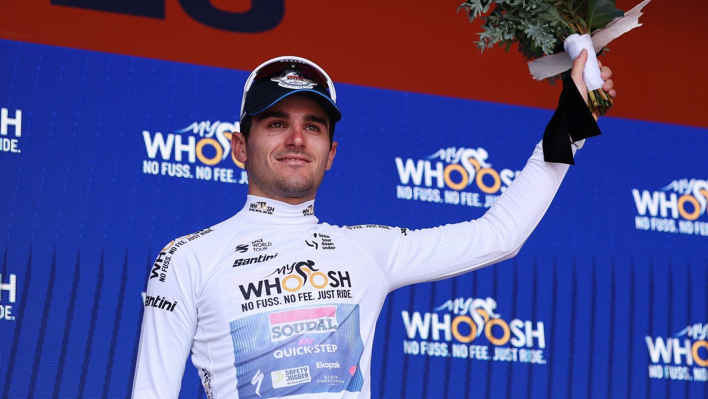 Raccagni takes white at the Tour Down Under