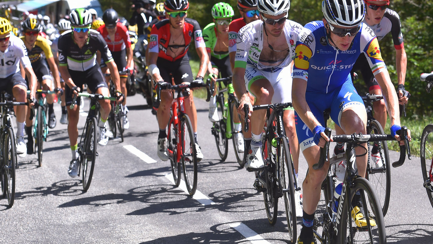 Dan Martin schuift op in het klassement
