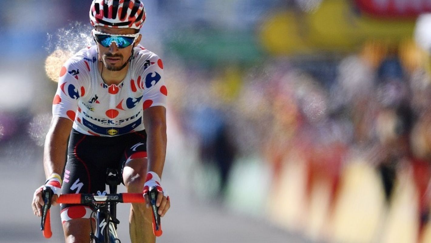 Tour de France: tweede plek Alaphilippe in rit 14