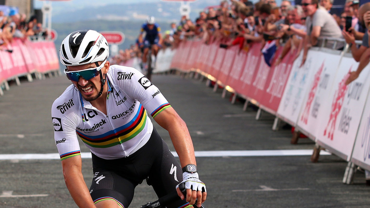 Alaphilippe takes second on Great Orme