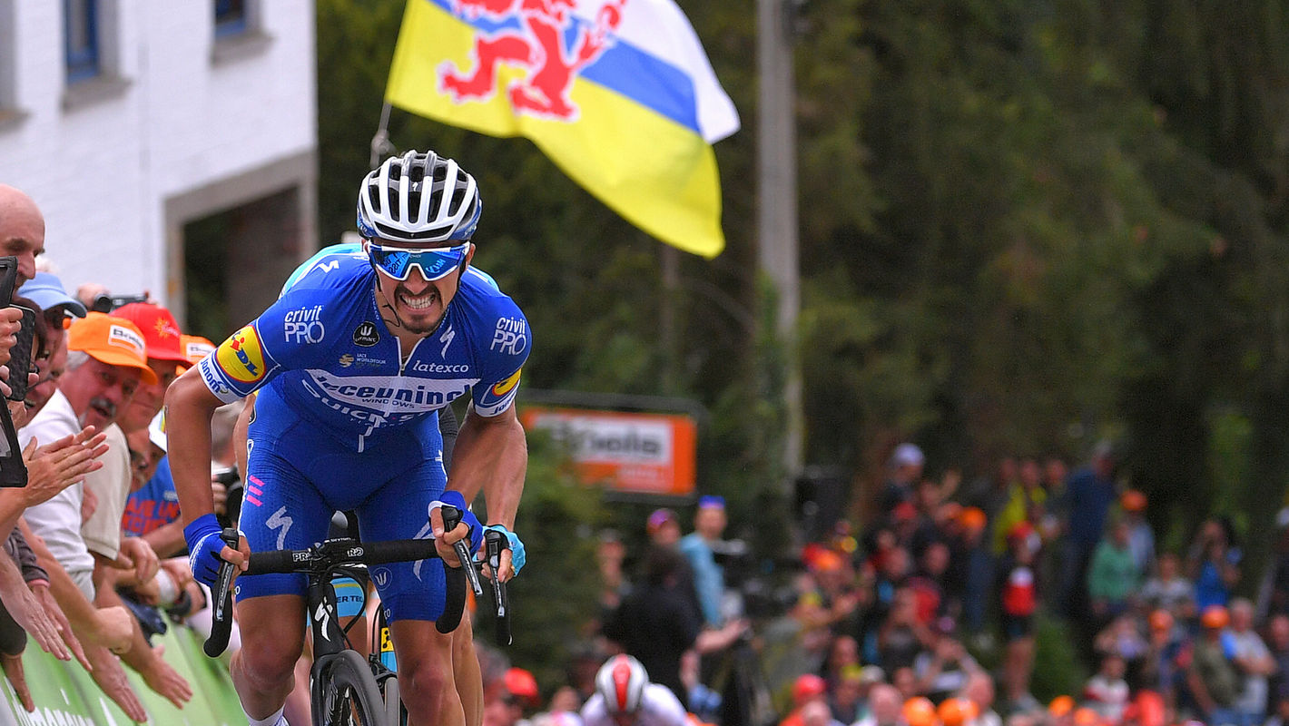 Flèche Wallonne: Julian Alaphilippe wint opnieuw