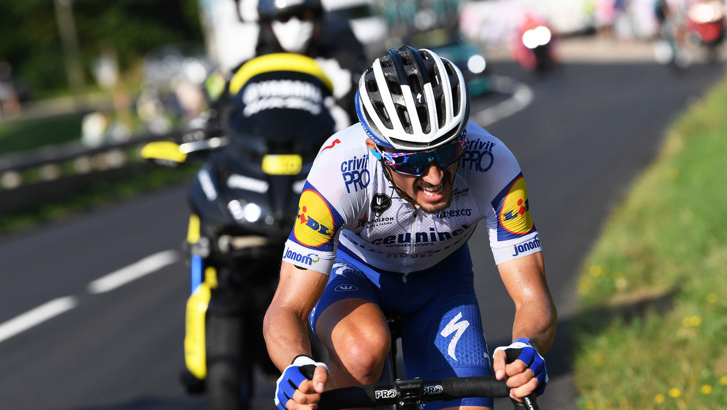 Alaphilippe most combative rider on Tour de France queen stage