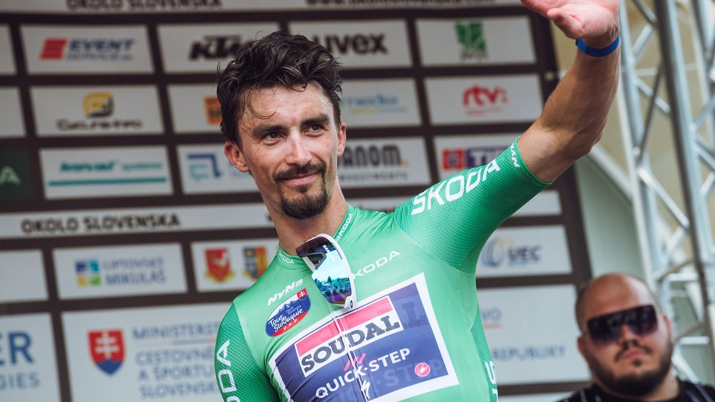 Okolo Slovenska: Julian Alaphilippe pakt groene trui