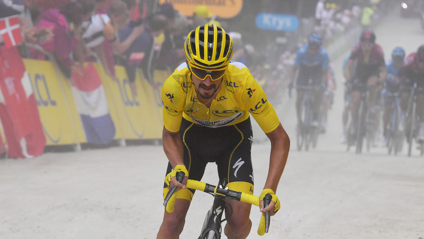 Tour de France: Alaphilippe toont panache op La Planche des Belles Filles