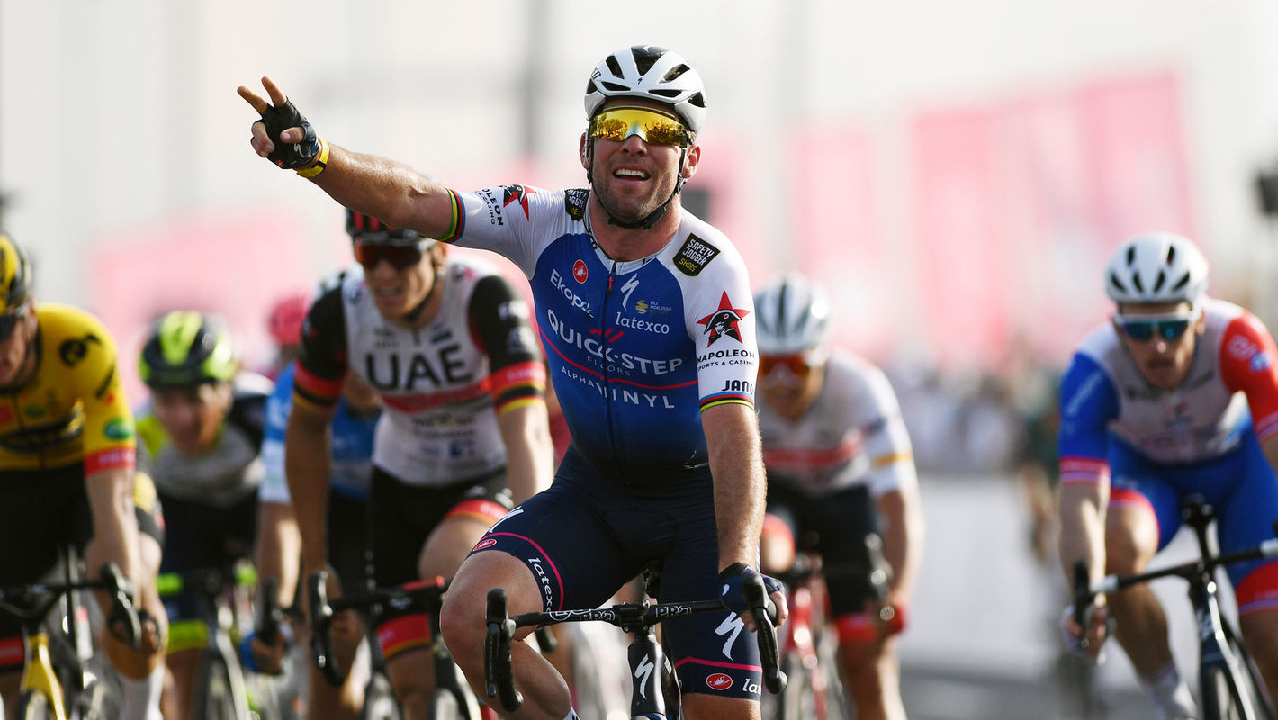 Mark Cavendish snelt naar ritzege in UAE Tour