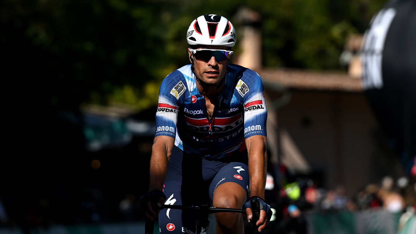 Peloton returns on San Luca