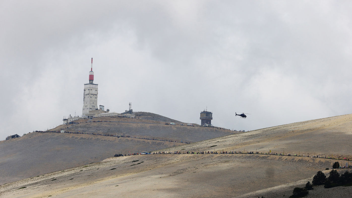 Visiting Mont Ventoux the day before Le Tour
