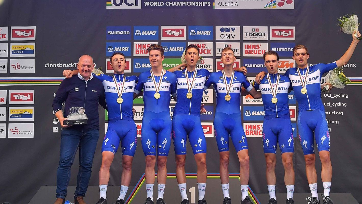 Quick-Step Floors pakt vierde wereldtitel ploegentijdrit