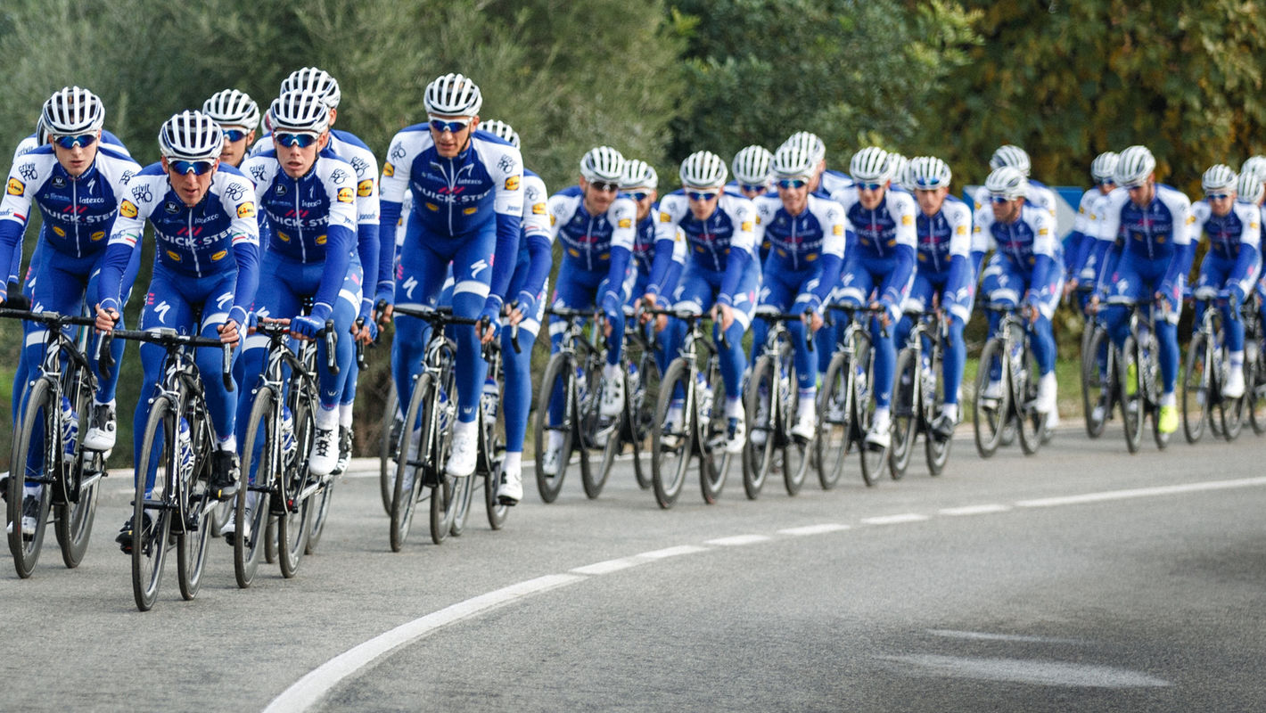 13 Quick-Step Floors renners actief tijdens WK wegrit