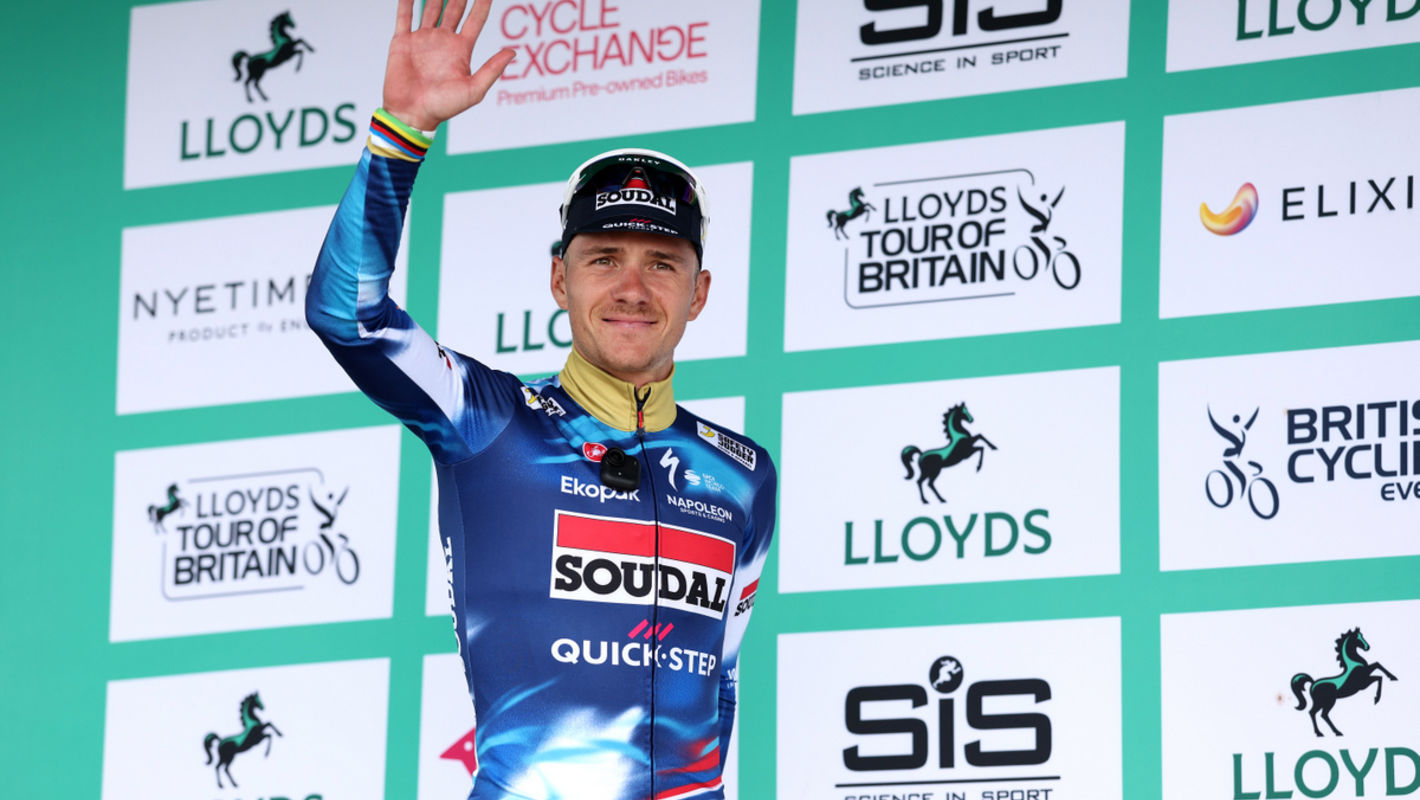 Evenepoel tweede in eindklassement Tour of Britain