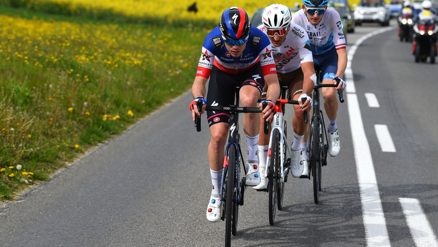 Rémi Cavagna goes all-out at the Tour de Romandie