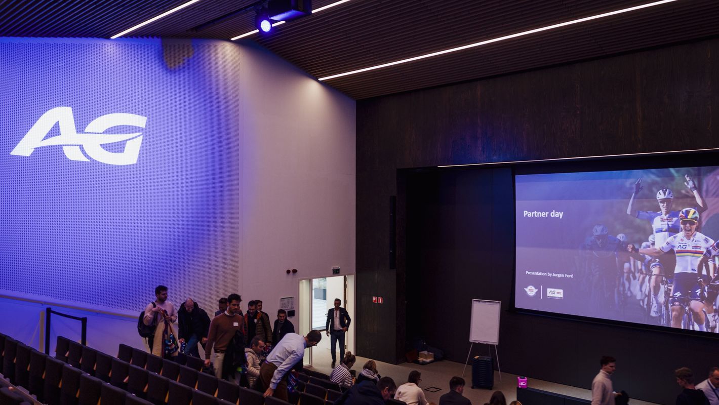 Soudal Quick-Step enAG Insurance–Soudal organiseren succesvol Partner Networking Day op AG Campus Brussels