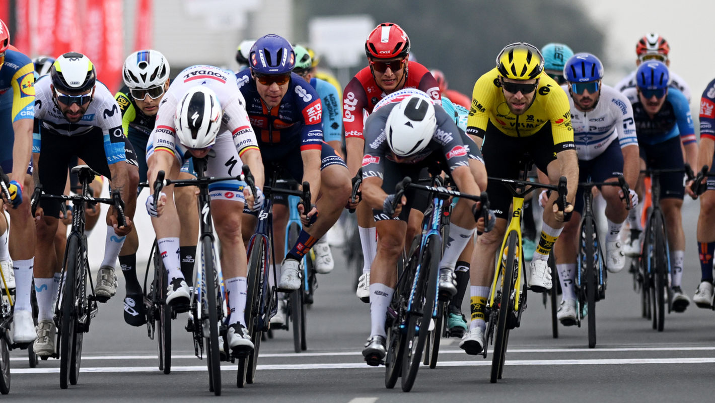 UAE Tour: Merlier second after a day in the crosswinds