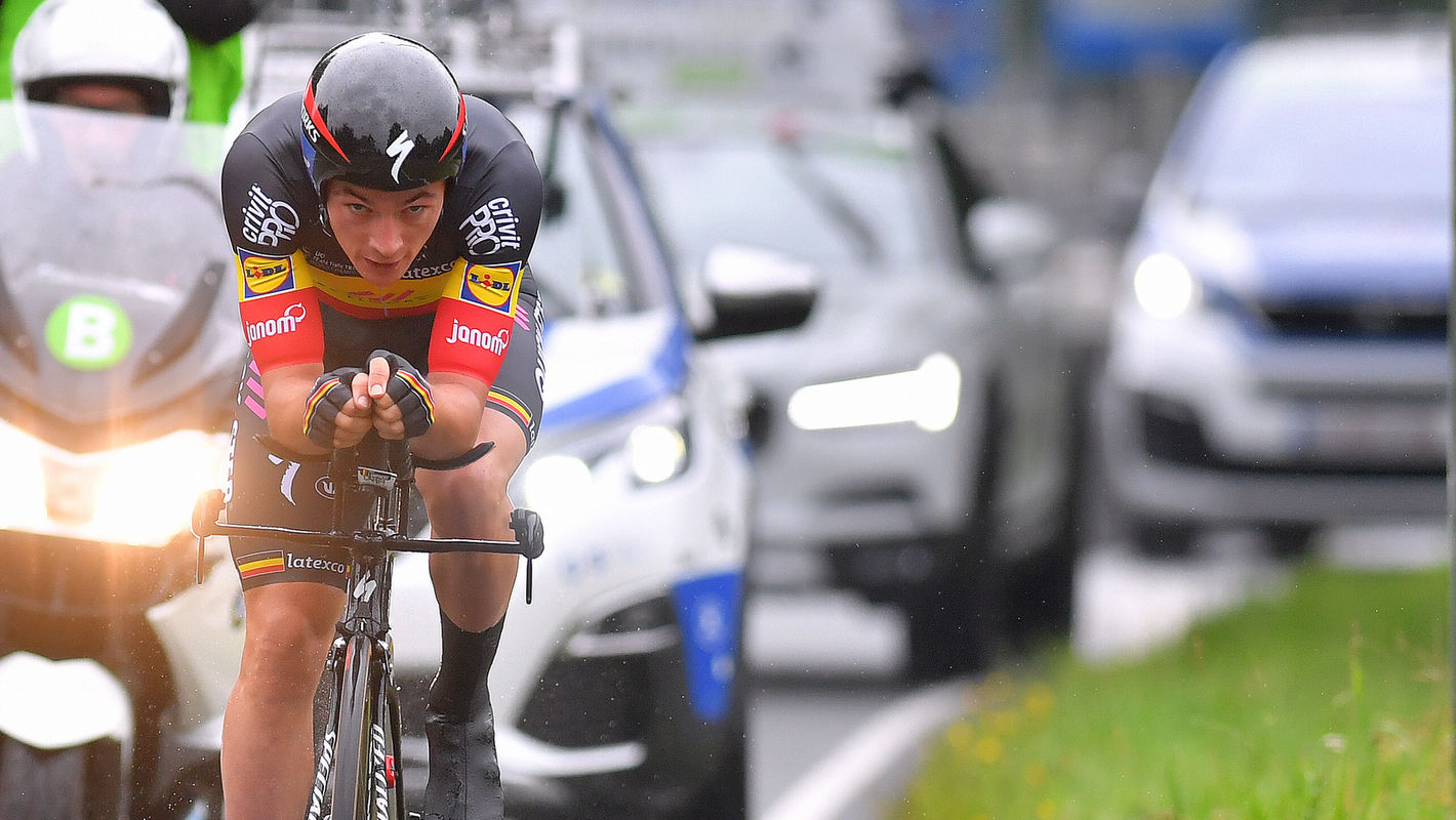 Strong effort of Lampaert in wet ITT