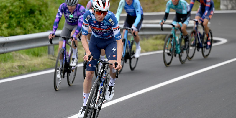Garofoli spends 150 kilometers in the break at Il Giro