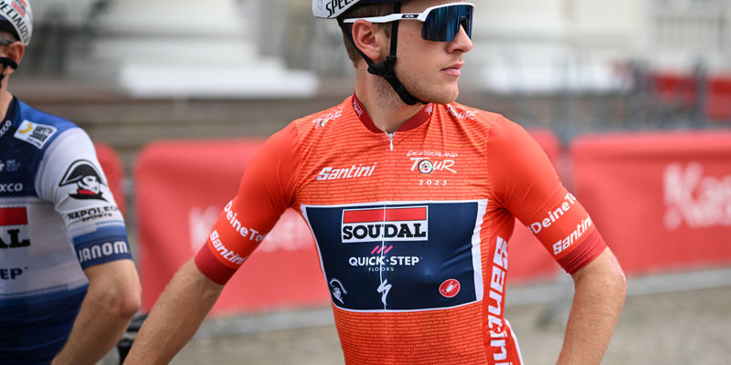 Van Wilder defends the red jersey