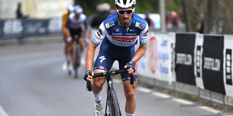 Tirreno-Adriatico: Alaphilippe tweede op aankomst bergop