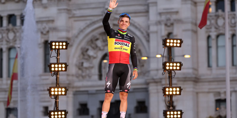 Vuelta a España: Evenepoel tweemaal op het podium in Madrid