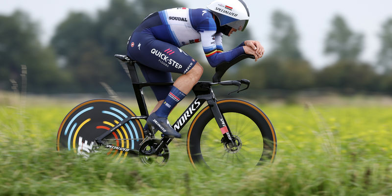 Podiumplaats Lampaert in tijdrit Renewi Tour