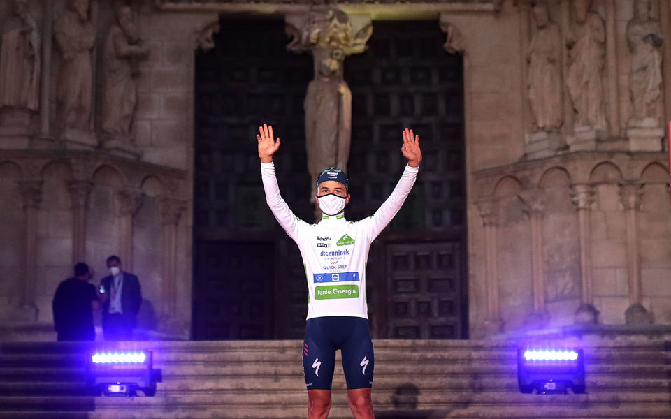 Bagioli in white at La Vuelta