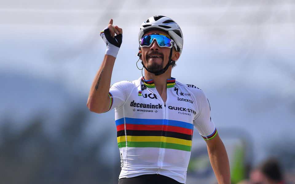 Julian Alaphilippe: “Elke zege in de regenboogtrui is speciaal”