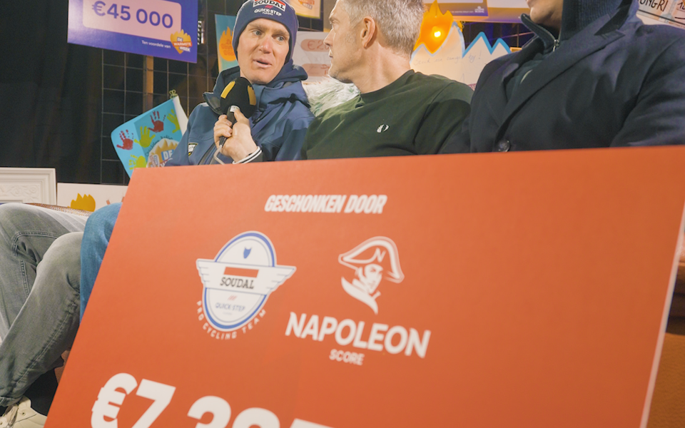 Napoleon and Soudal Quick-Step help cyclists raise over €7000 for De Warmste Week
