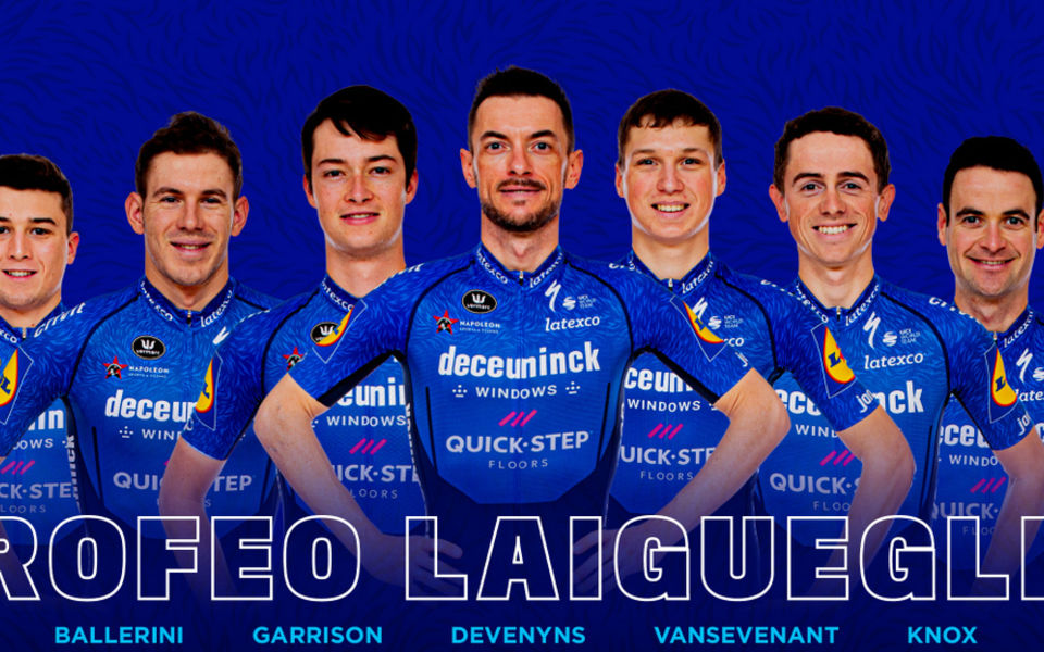 Deceuninck – Quick-Step selectie Trofeo Laigueglia