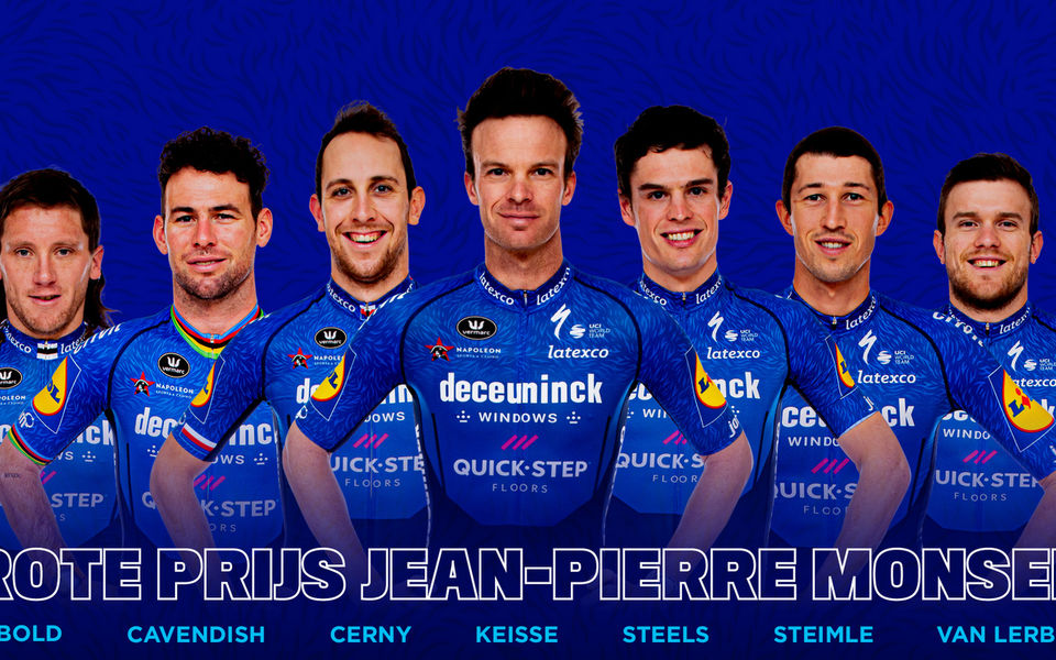 Deceuninck – Quick-Step selectie Grote Prijs Jean-Pierre Monseré