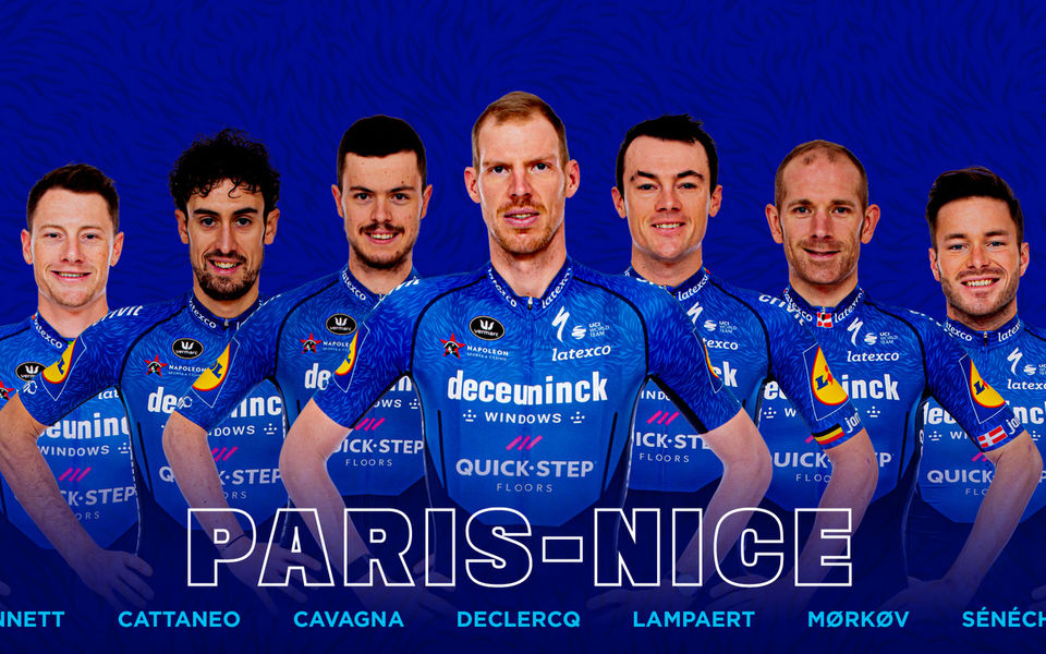 Deceuninck – Quick-Step selectie Paris-Nice